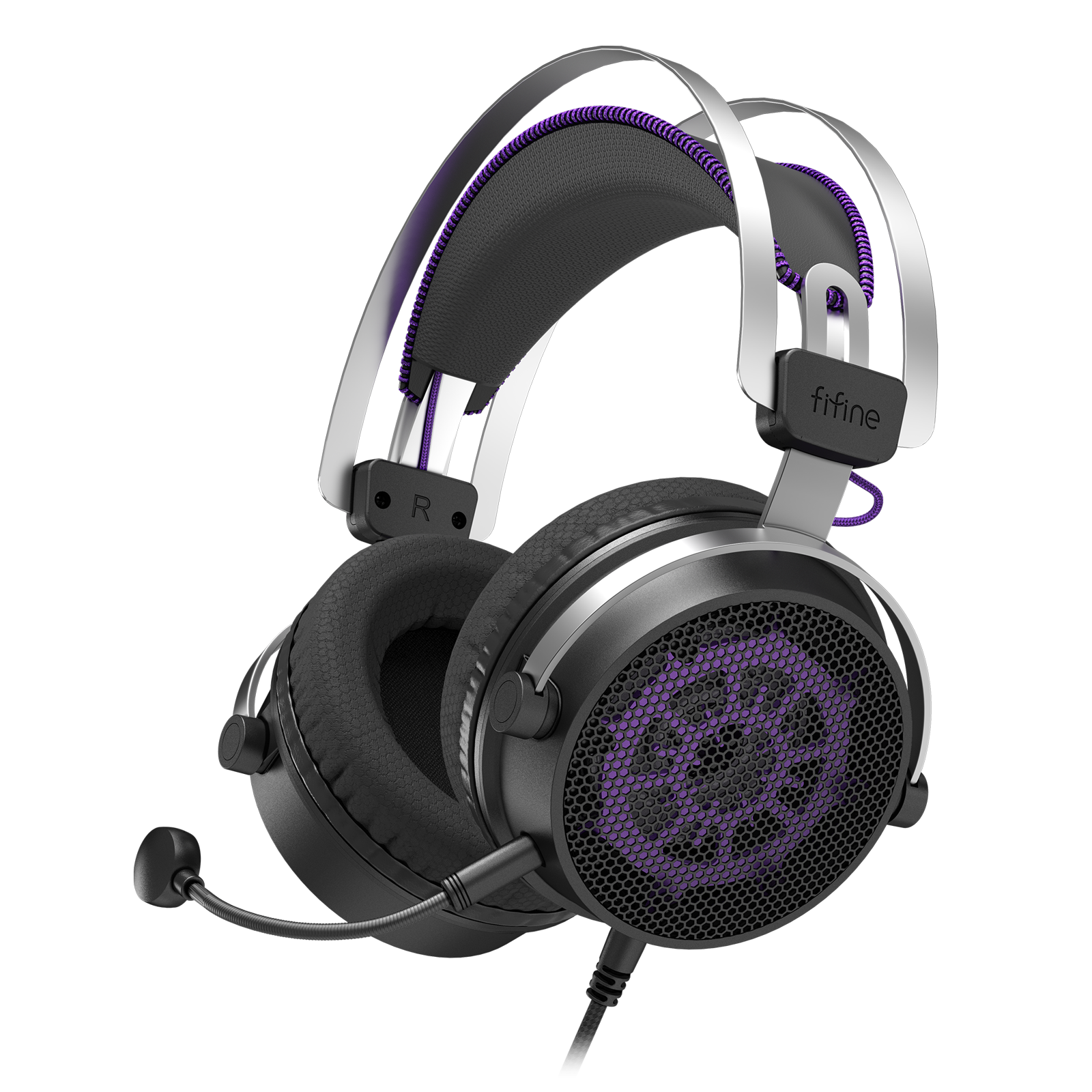 Fifine Open-back Headset H18 Гарнитура FIFINE AmpliGame H18 открытого типа с разъёмом 3.5 мм - Image 1